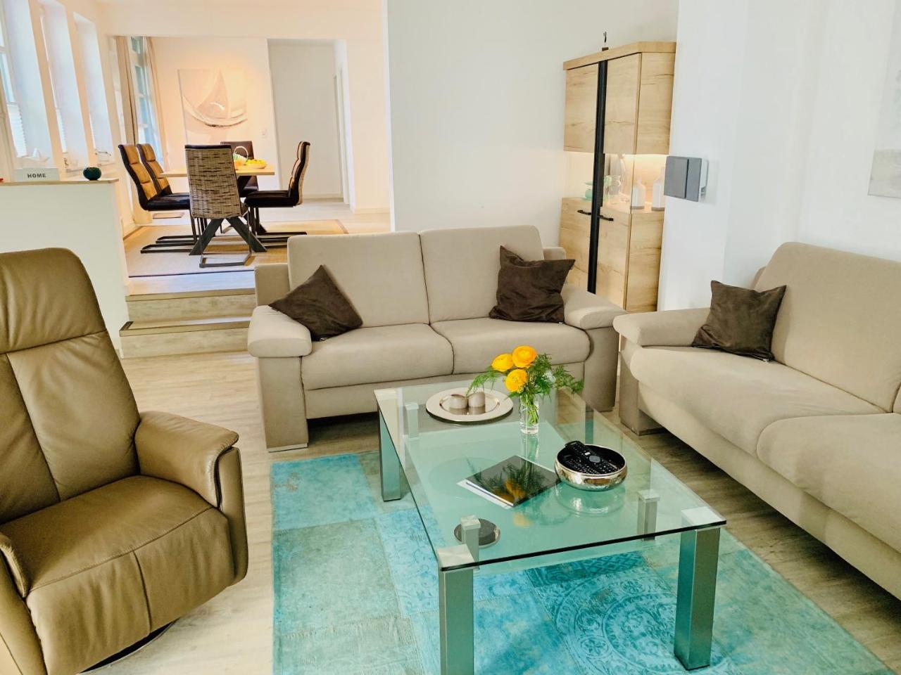 Fewo1846 - Atrium - Luxurioese Wohnung Mit 3 Schlafzimmern Und Balkon Im Stadtzentrum 플렌스부르크 외부 사진