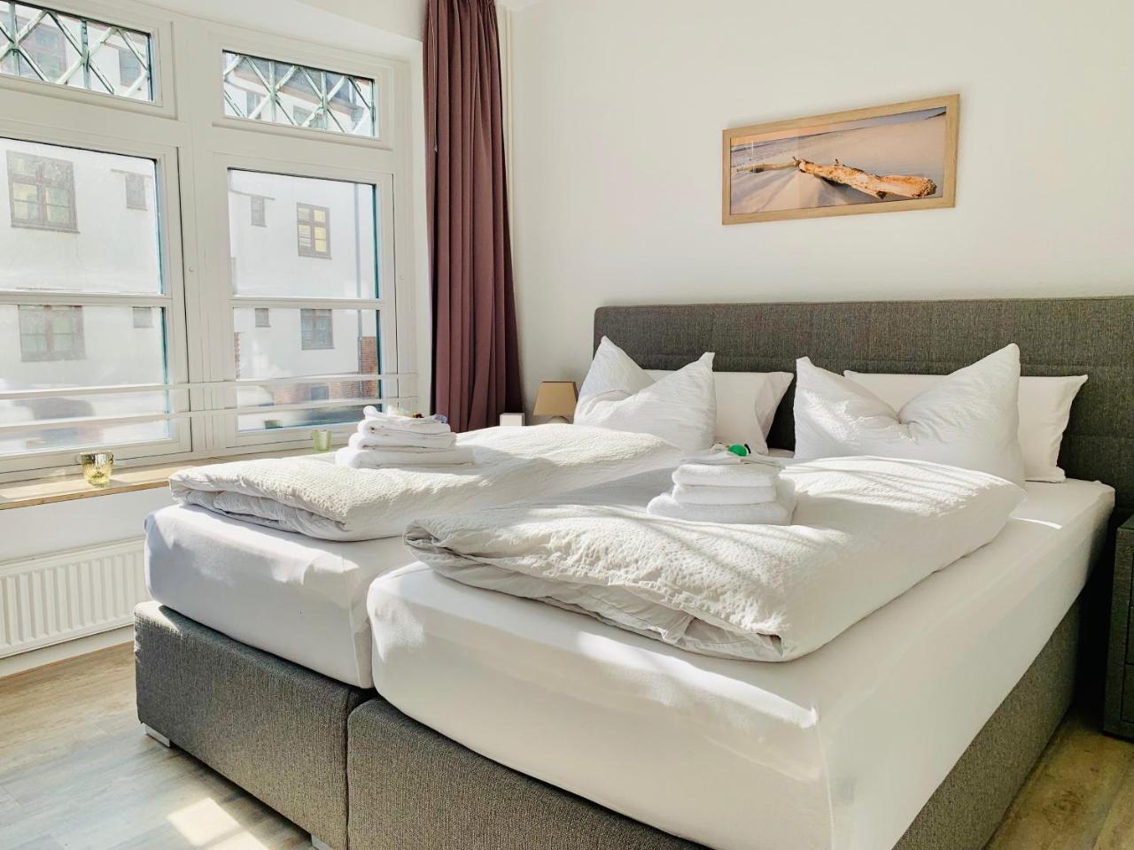 Fewo1846 - Atrium - Luxurioese Wohnung Mit 3 Schlafzimmern Und Balkon Im Stadtzentrum 플렌스부르크 외부 사진